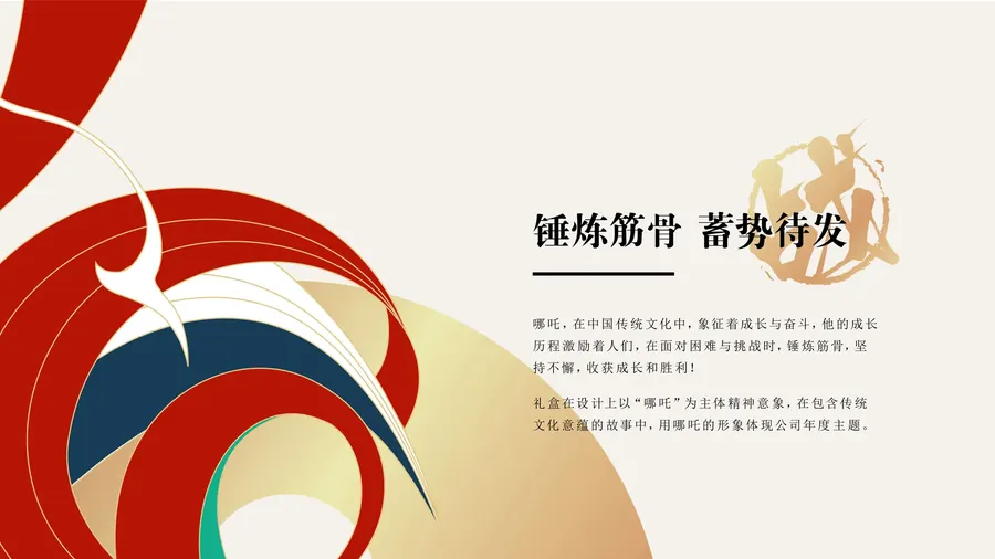 保融新年主题福利礼盒设计效果图