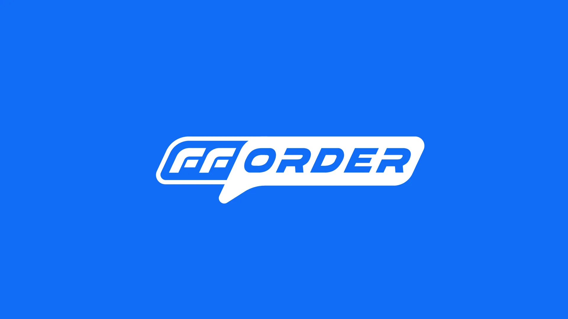 fforder 蓝底白标主画面,设计效果图