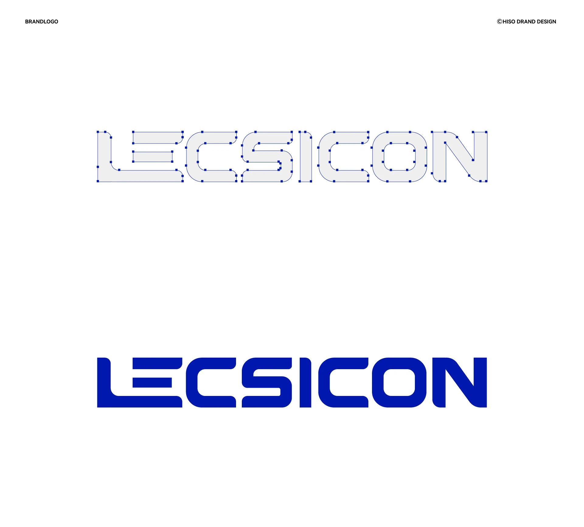 Lecsicon 开关面板品牌标志与识别画面，设计效果图