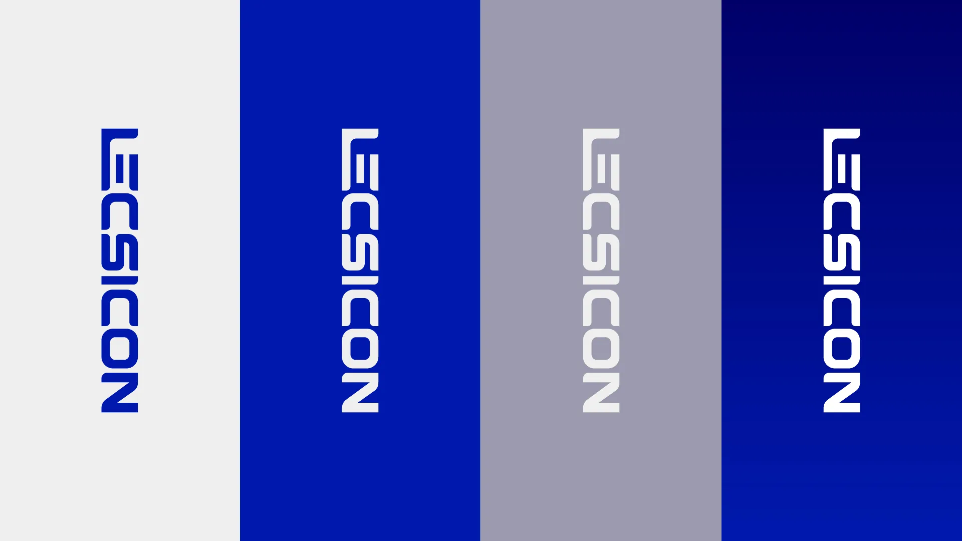 Lecsicon 开关面板品牌标志与识别画面，设计效果图