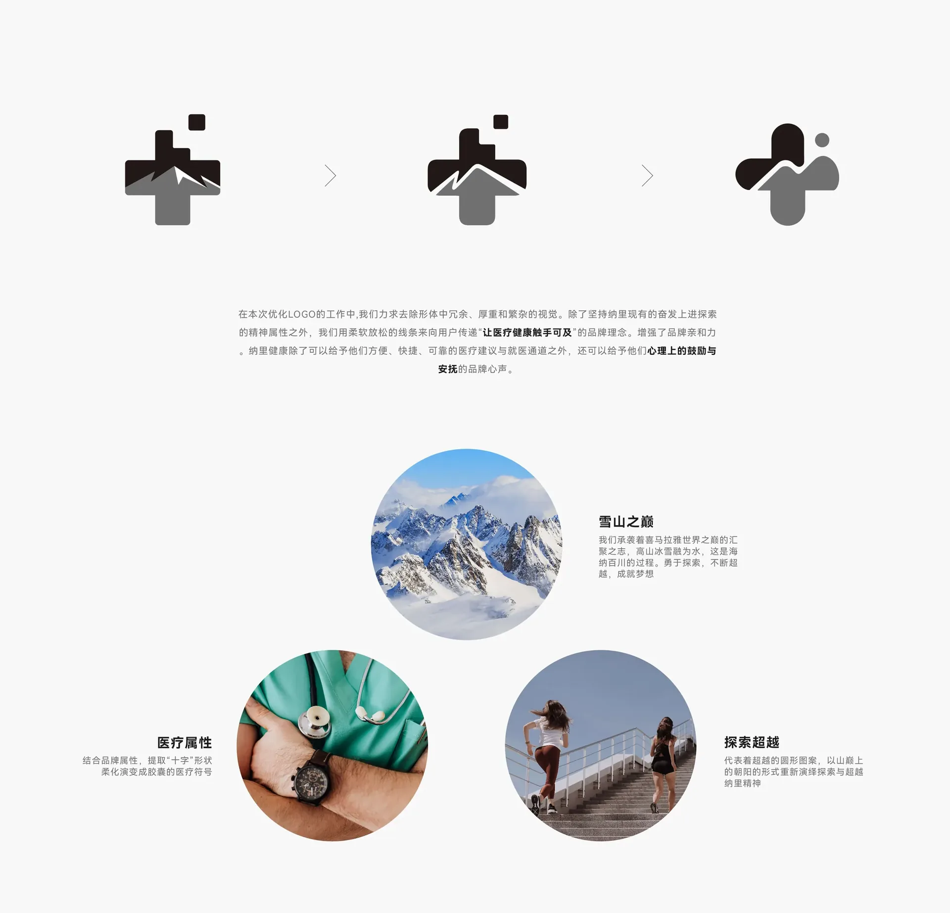 纳里健康品牌标志与识别，设计效果图