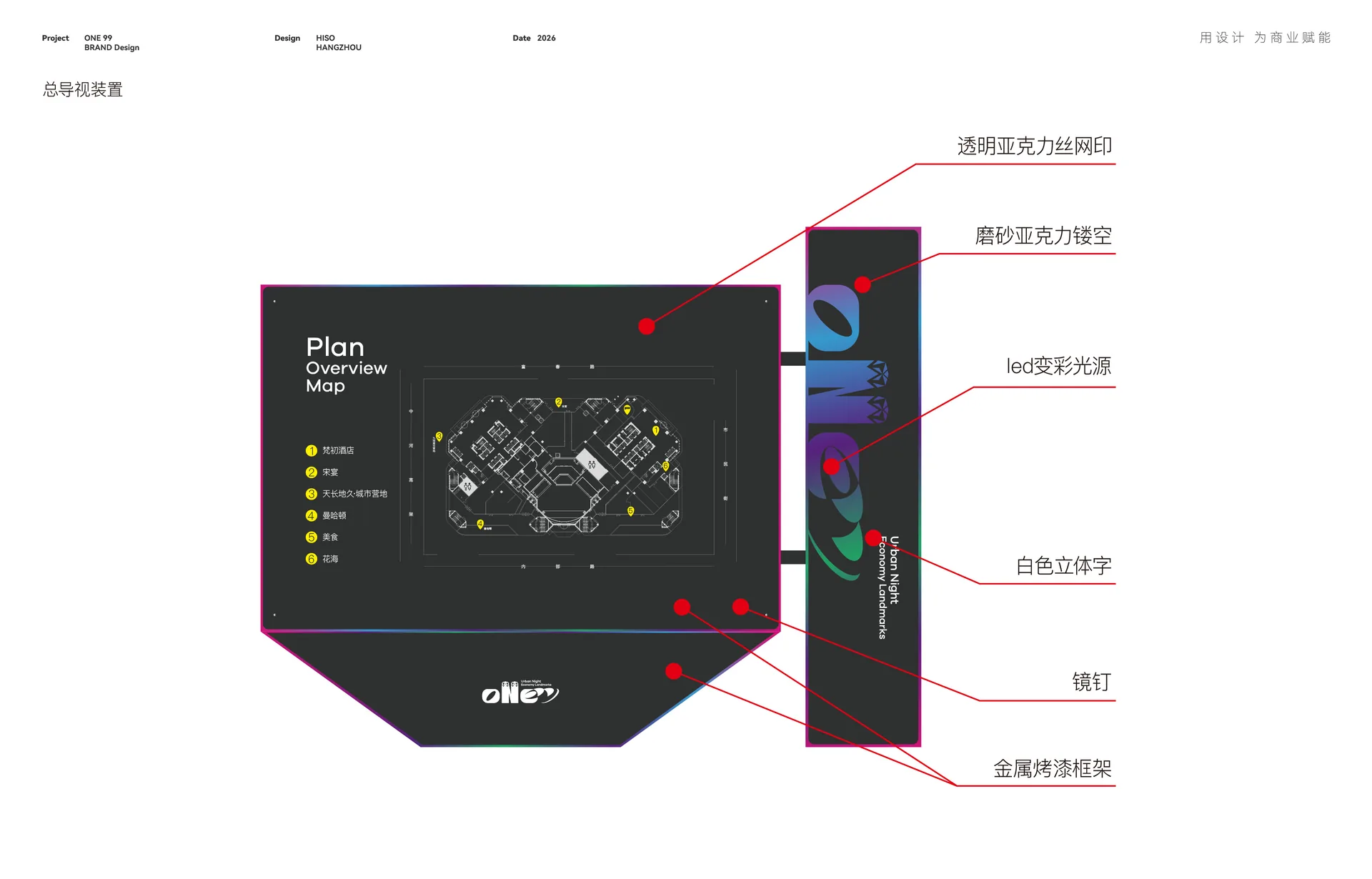 地库柱面与平面示意,设计效果图